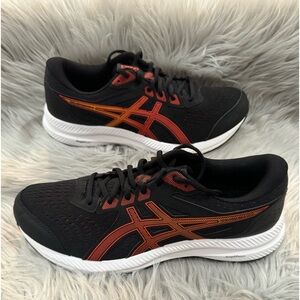 Asics Gel-Contend 8 Black/Cherry Tomato Men’s Sneaker